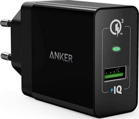 MOBILE CHARGER WALL POWERPORT/QC 3.0 A2013L11 ANKER цена и информация | Зарядные устройства для телефонов | 220.lv