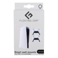 Floating Grip Playstation 5 Wall Mounts by Floating Grip - White Bundle cena un informācija | Gaming aksesuāri | 220.lv