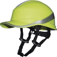 Aizsargķivere Baseball, 1000 VAC/1500 VDC, Hi-Viz, dzeltena, DIAMOND V UP, Delta Plus цена и информация | Защита лица и головы | 220.lv