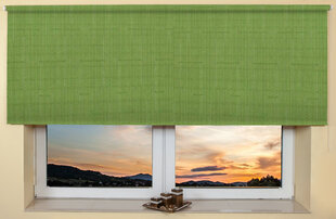 Настенный/потолочный ролет 150x170 см, 2098 Зеленый цена и информация | Рулонные шторы | 220.lv
