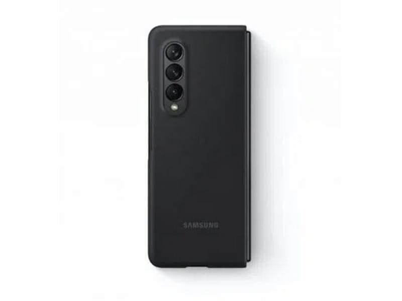 Samsung silikona maciņš Galaxy Z Fold3, melns цена и информация | Telefonu vāciņi, maciņi | 220.lv