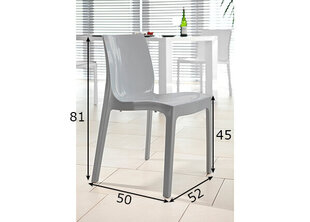 Кресло, серое цена и информация | Стулья для кухни и столовой | 220.lv