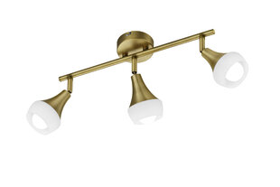 Punktveida gaismeklis Trumpet, trīsdaļīgs, 3 x E14, antīks misiņš cena un informācija | Piekaramās lampas | 220.lv