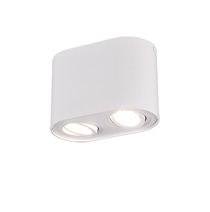 Griestu lampa Cookie, divdaļīga, 2xGU10, matētā baltā krāsā 920022003 цена и информация | Griestu lampas | 220.lv