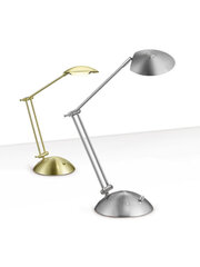 LED galda lampa Calcio, matēts tērauds cena un informācija | Galda lampas | 220.lv