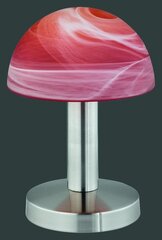 Galda lampa Fynn, 21 cm, 1xE14, matēts tērauds/ oranžā krāsā cena un informācija | Galda lampas | 220.lv