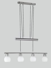 LED piekarināmais gaismeklis Freddy, četrdaļīgs, E14, matēts tērauds 920022064 цена и информация | Люстры | 220.lv