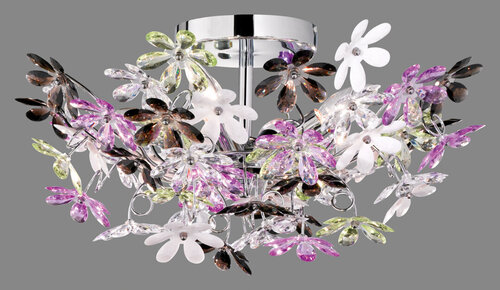 Griestu lampa Flower, 4xE14 920022089 cena un informācija | Griestu lampas | 220.lv