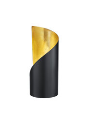 Galda lampa Frank, 1xE14, melnā/ zeltītā krāsā cena un informācija | Galda lampas | 220.lv