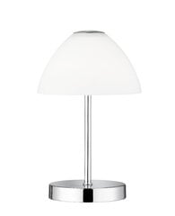 LED galda lampa Queen, hroms cena un informācija | Galda lampas | 220.lv
