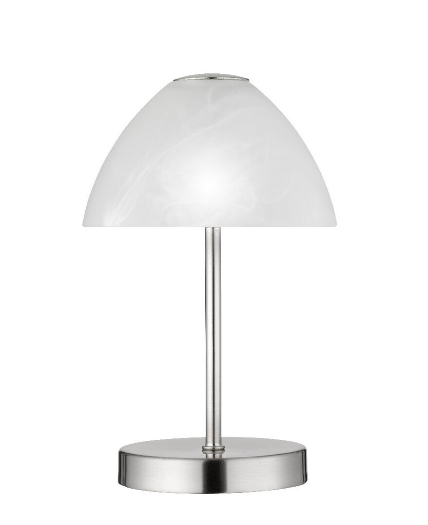 LED galda lampa Queen, matēts tērauds cena un informācija | Galda lampas | 220.lv