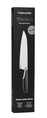 Поварской нож Fiskars Titanium, 20 см цена и информация | Ножи и аксессуары для них | 220.lv