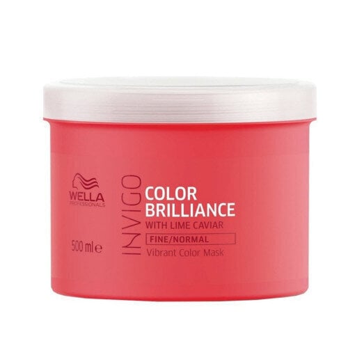 Maska krāsotiem matiem Wella Professionals Invigo Brilliance Fine Mask, 500 ml цена и информация | Matu uzlabošanai | 220.lv