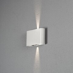 Āra sienas apgaismojums Chieri 2 x 6 W LED, balts cena un informācija | Āra apgaismojums | 220.lv