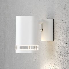 Āra sienas gaismeklis Modena Single, balts цена и информация | Уличное освещение | 220.lv