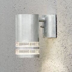 Āra sienas gaismeklis Modena Single, cinka krāsas cena un informācija | Āra apgaismojums | 220.lv