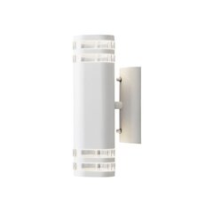 Āra sienas gaismeklis Modena Double, balts cena un informācija | Āra apgaismojums | 220.lv