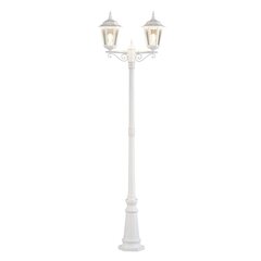 Stāvlampa Firenze Twin, balta цена и информация | Уличное освещение | 220.lv