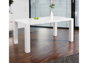 Pusdienu galds 200x100cm, balts cena un informācija | Virtuves galdi, ēdamgaldi | 220.lv