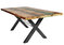 Pusdienu galds Tisch, 100x220 cm, antīki melns