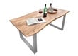 Pusdienu galds Tisch, 100x220 cm, akācijas koks цена и информация | Virtuves galdi, ēdamgaldi | 220.lv