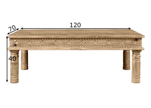 Журнальный столиk Lakadee, манго цена и информация | Журнальные столики | 220.lv