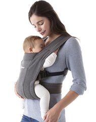 Рюкзак-кенгуру ERGOBABY Embrace - Heather Grey цена и информация | Слинги, эргорюкзаки | 220.lv