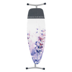 Гладильная доска Brabantia с термостойкой зоной D Lavender, 135x45 см, белая/фиолетовая цена и информация | Гладильные доски | 220.lv