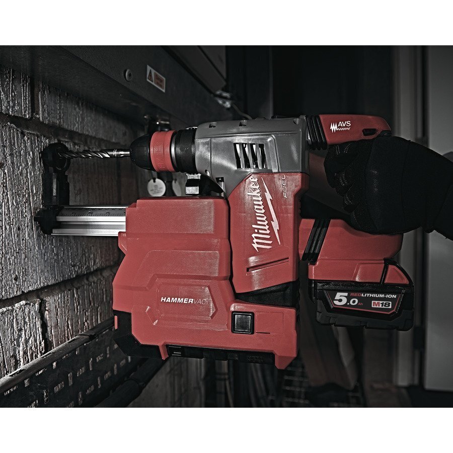 Milwaukee M18 CHPXDE-502C ar putekļu nosūcēju + 2x5Ah akumulatori цена и информация | Perforatori | 220.lv