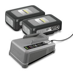 Karcher Battery Power+ Starter kit komplekts, 18V lādētājs + 3Ah akumulators цена и информация | Запчасти для садовой техники | 220.lv