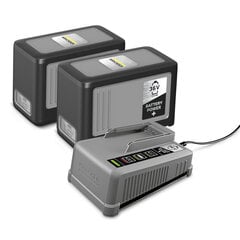 Karcher Battery Power+ Starter kit komplekts, 36V lādētājs + 7.5Ah akumulators cena un informācija | Dārza tehnikas rezerves daļas | 220.lv