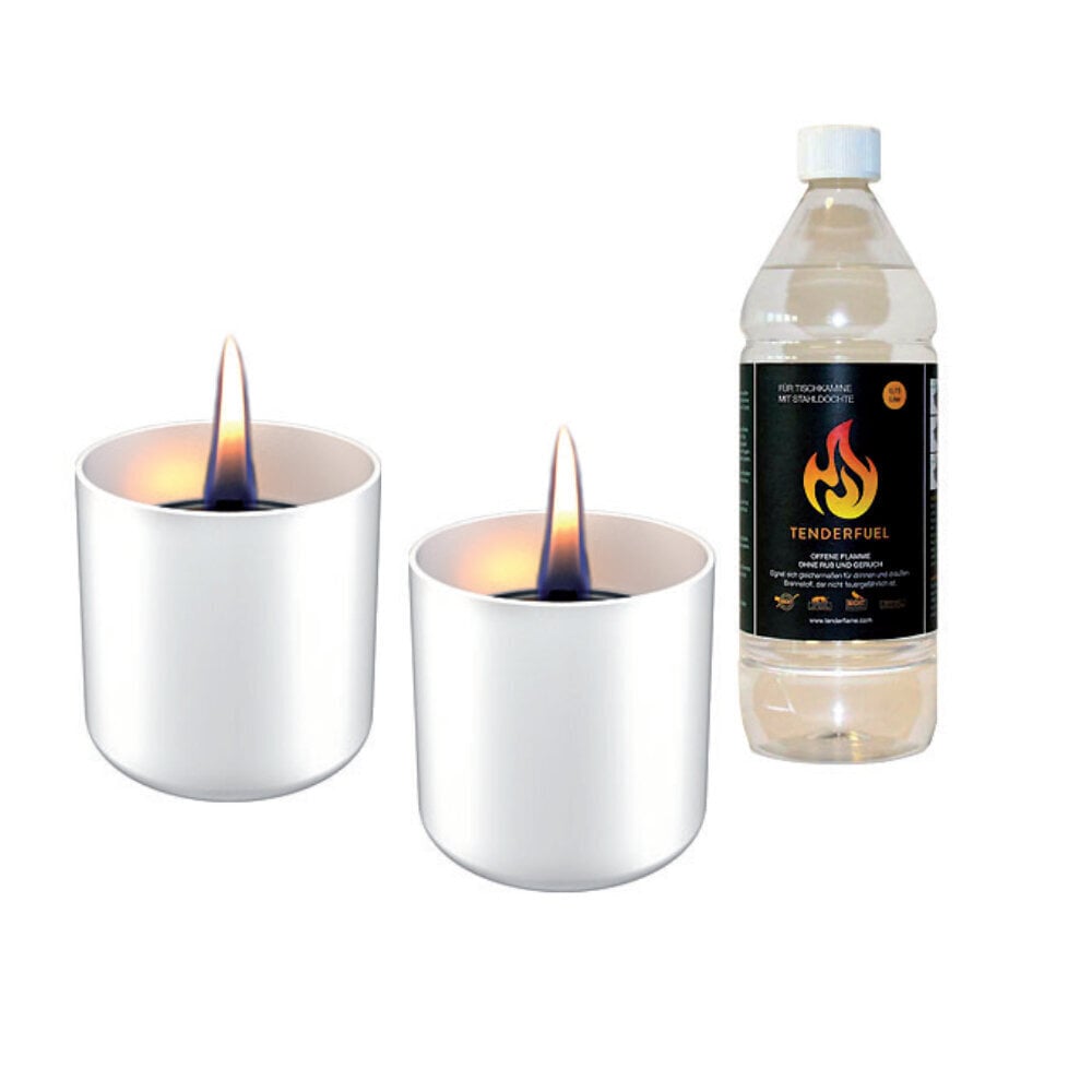 Tenderflame Gift Set, 2 Tabletop burners cena un informācija | Sveces un svečturi | 220.lv