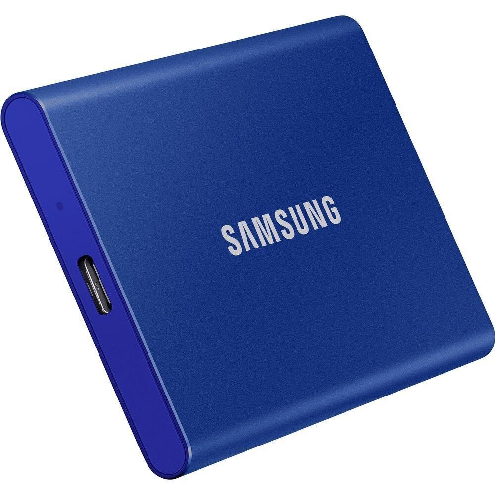 SAMSUNG T7 1TB USB 3.2 Write speed 1000 MBytes/sec Read speed 1050 MBytes/sec MU-PC1T0H/WW цена и информация | Iekšējie cietie diski (HDD, SSD, Hybrid) | 220.lv