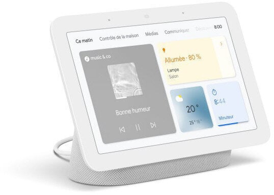 Google Nest Hub 2, white cena un informācija | Drošības sistēmas, kontrolieri | 220.lv