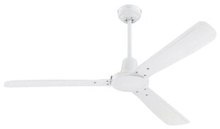 Griestu ventilators URBAN GALE Ø132 cm ar 3 spārniem, baltā krāsā cena un informācija | Griestu lampas-ventilatori | 220.lv
