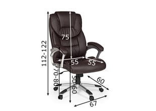 Стул Madrid коричневый цена и информация | Офисные кресла | 220.lv