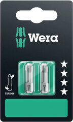 Wera Torsion uzgaļi, 2 x PH2 x 25mm, 851/1 TZ, blisterī cena un informācija | Rokas instrumenti | 220.lv