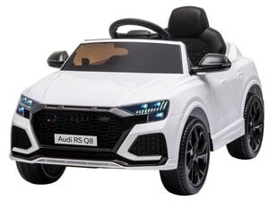 Elektriskā apvidus automašīna Audi RS Q8, balta цена и информация | Электромобили для детей | 220.lv