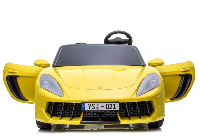 Liels elektriskais sporta auto bērniem YSA021A, dzeltens cena un informācija | Bērnu elektroauto | 220.lv