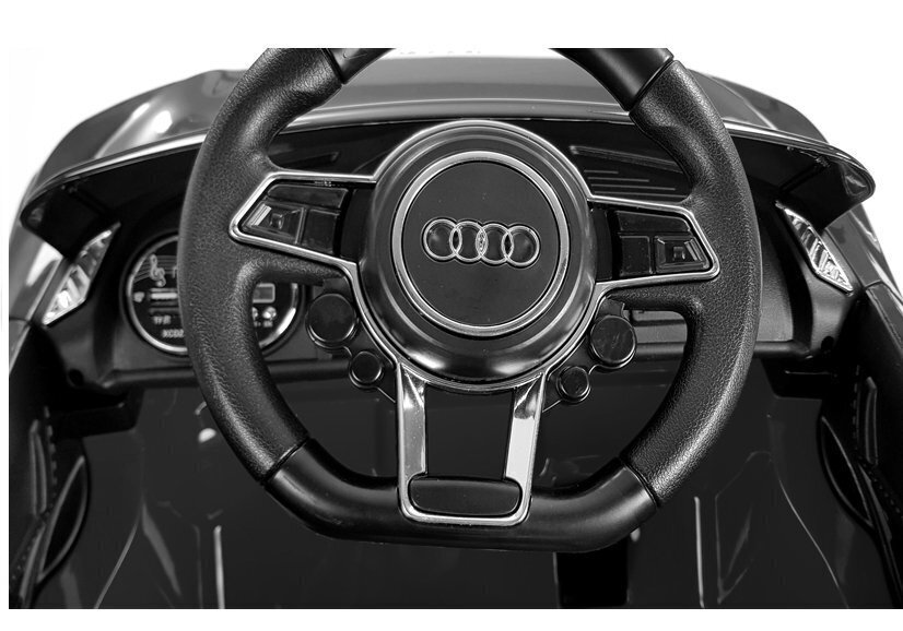 Elektriskā sporta automašīna bērniem Audi R8 Spyder, baltā krāsā цена и информация | Bērnu elektroauto | 220.lv