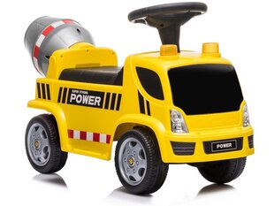 Lean Toys ar akumulatoru darbināms cementa maisītājs rotaļu kravas automašīna, dzeltena cena un informācija | Rotaļlietas zīdaiņiem | 220.lv