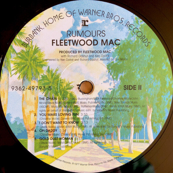 Fleetwood Mac - Rumours, LP, vinila plate, 12&quot; vinyl record cena un informācija | Vinila plates, CD, DVD | 220.lv