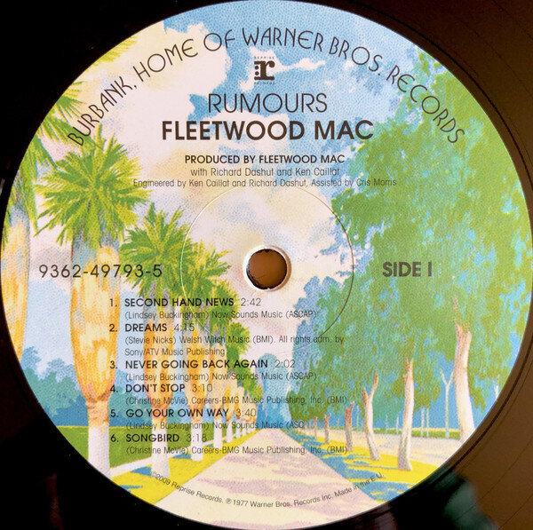 Fleetwood Mac - Rumours, LP, vinila plate, 12&quot; vinyl record cena un informācija | Vinila plates, CD, DVD | 220.lv