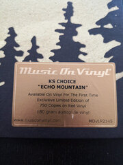 K's Choice - Echo Mountain, LP, виниловая пластинка, 12" vinyl record цена и информация | Виниловые пластинки, CD, DVD | 220.lv
