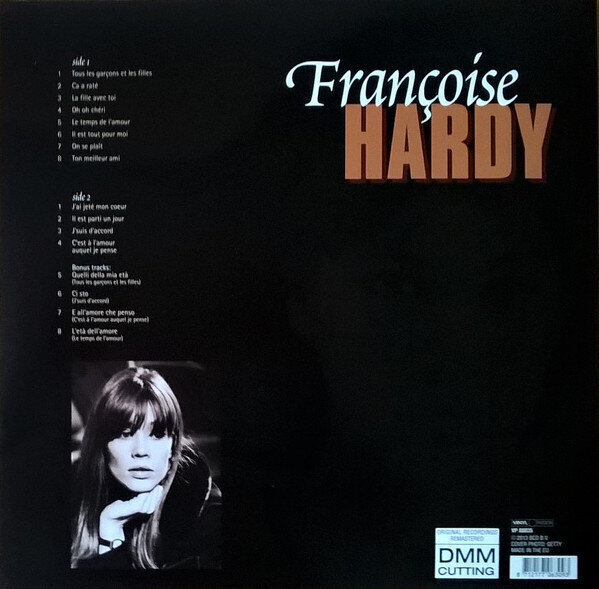 Françoise Hardy - Tous Les Garçons Et Les Filles, LP, vinila plate, 12&quot; vinyl record цена и информация | Vinila plates, CD, DVD | 220.lv