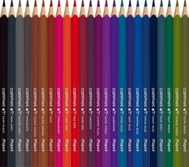 Krāsainais zīmulis Maped ColorPeps Star 72gab. cena un informācija | Modelēšanas un zīmēšanas piederumi | 220.lv