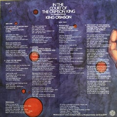 Виниловая пластинка King Crimson - In The Court Of The Crimson King, LP, 12" vinyl record, 200g vinyl, Limited Edition цена и информация | Виниловые пластинки, CD, DVD | 220.lv