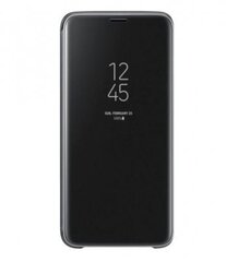 Hallo Clear View Book Case Grāmatveida Maks Telefonam Samsung Galaxy A22 4G Melns цена и информация | Чехлы для телефонов | 220.lv
