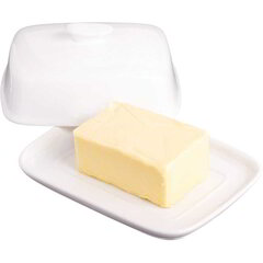 Масленка фарфоровая, белого цвета KitchenCraft цена и информация | Посуда, тарелки, обеденные сервизы | 220.lv