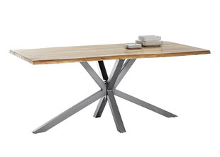 Pusdienu galds Tische, 90x180 cm, akācija antīks sudrabs cena un informācija | Virtuves galdi, ēdamgaldi | 220.lv